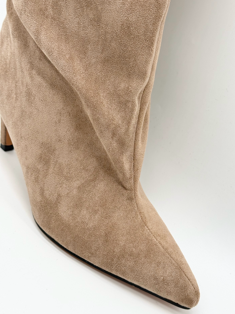 Stivali gambale alto la3127|Colore:Kakhi