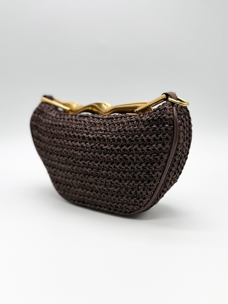 pochette paglia ra2327|Colore:Marrone