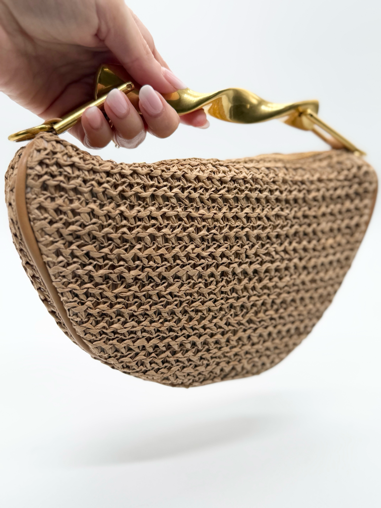 pochette paglia ra2327|Colore:Kakhi