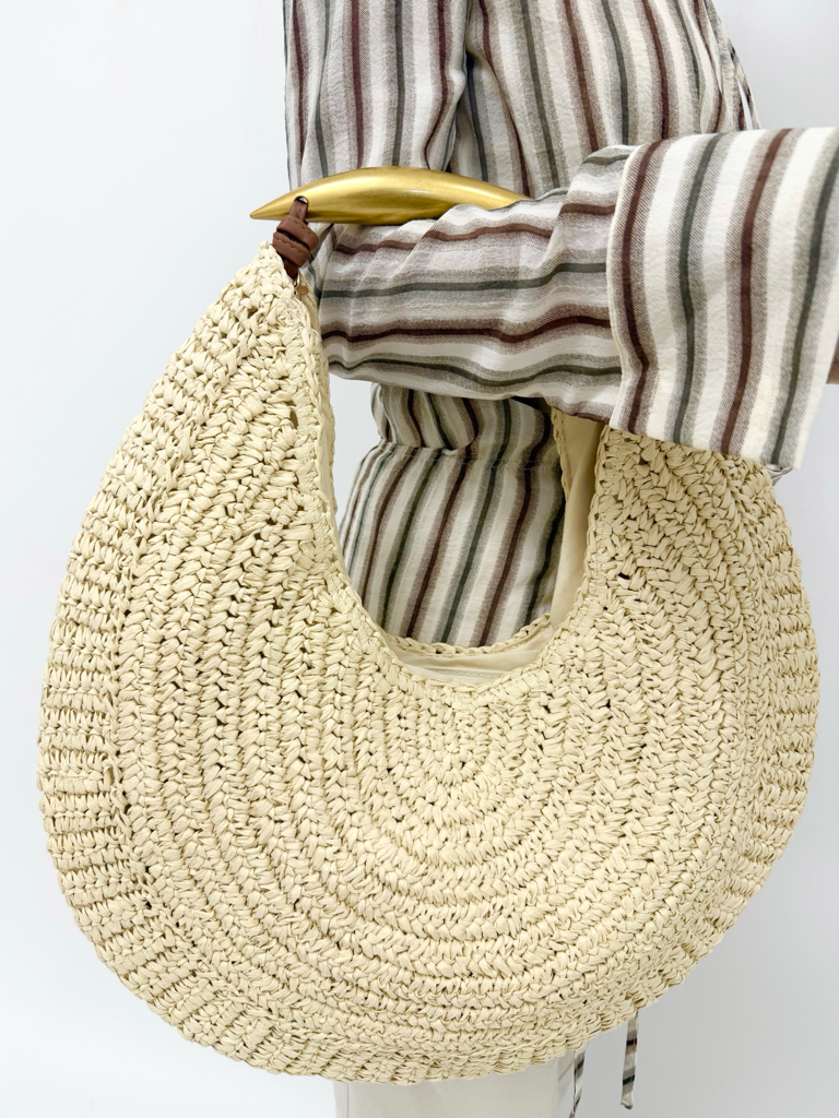 Borsa paglia xy-27034|Colore:Beige