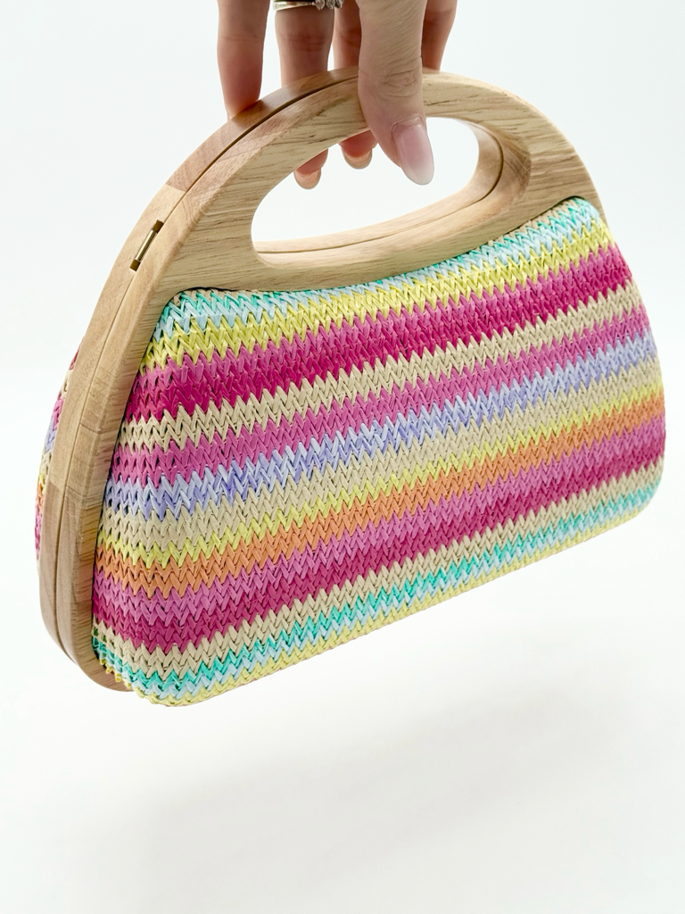 pochette paglia bp1805|Colore:Multicolore