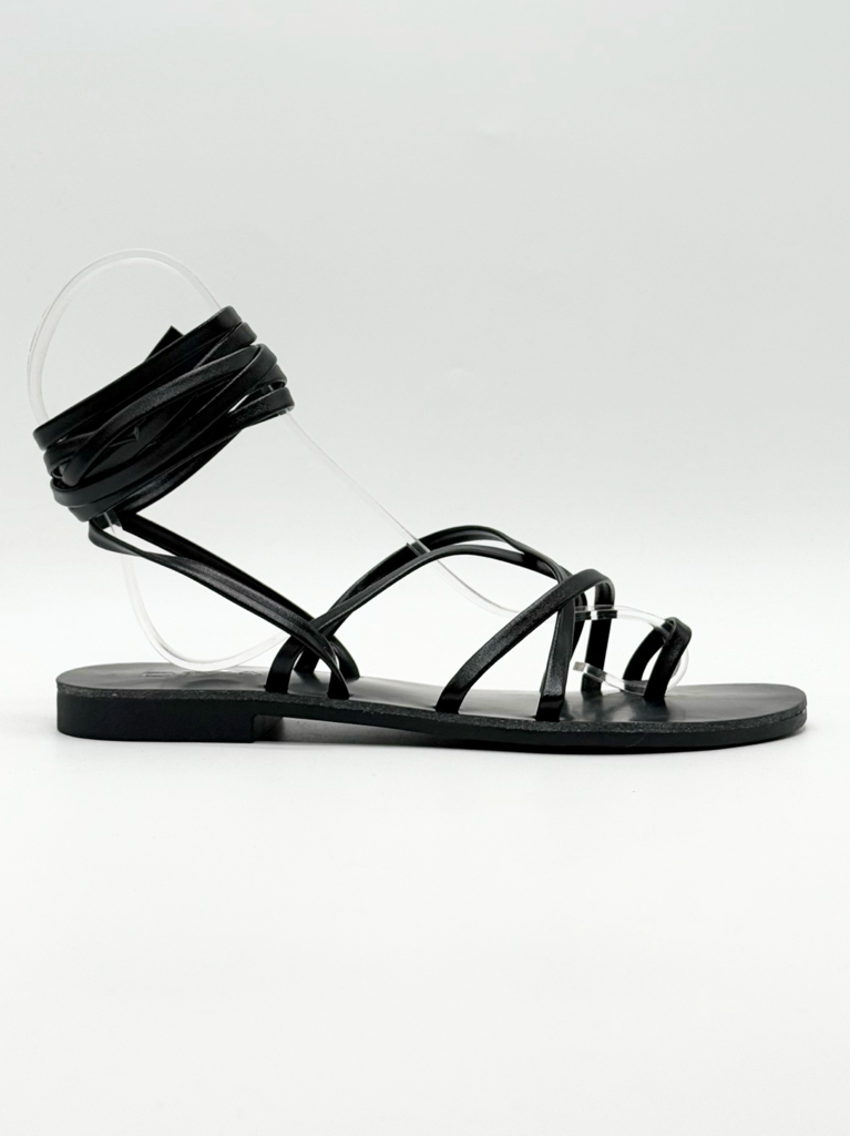 Sandali lace up diva collection valence|Colore:Nero