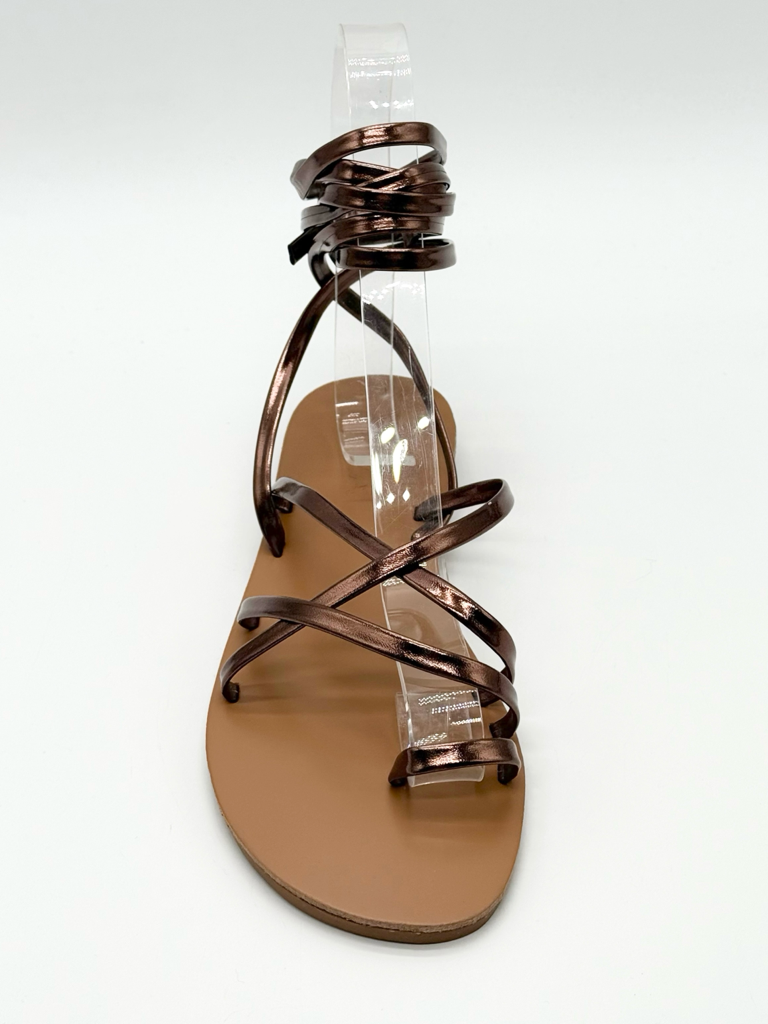 Sandali lace up diva collection valence|Colore:Bronzo