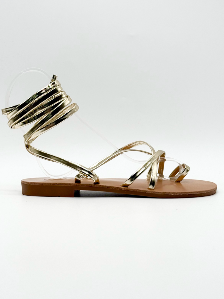 Sandali lace up diva collection valence|Colore:Oro