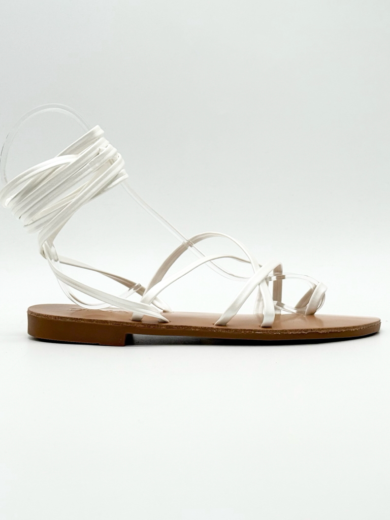 Sandali lace up diva collection valence|Colore:Bianco