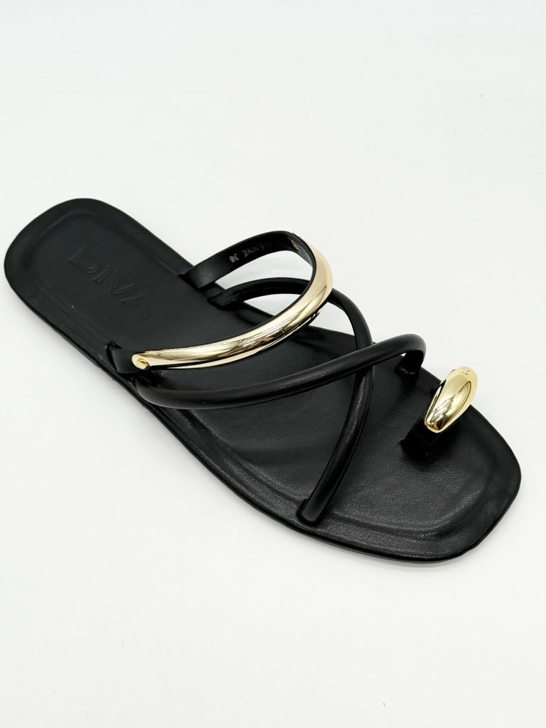 Sandali diva collection vienne |Colore:Nero