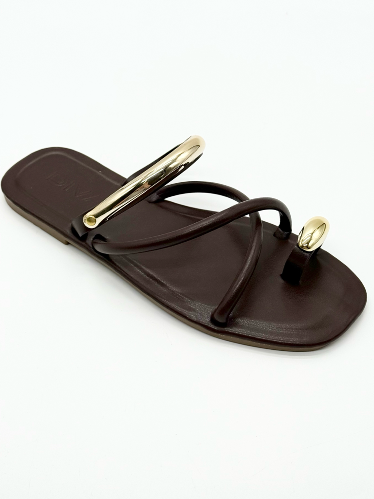 Sandali diva collection vienne |Colore:Marrone