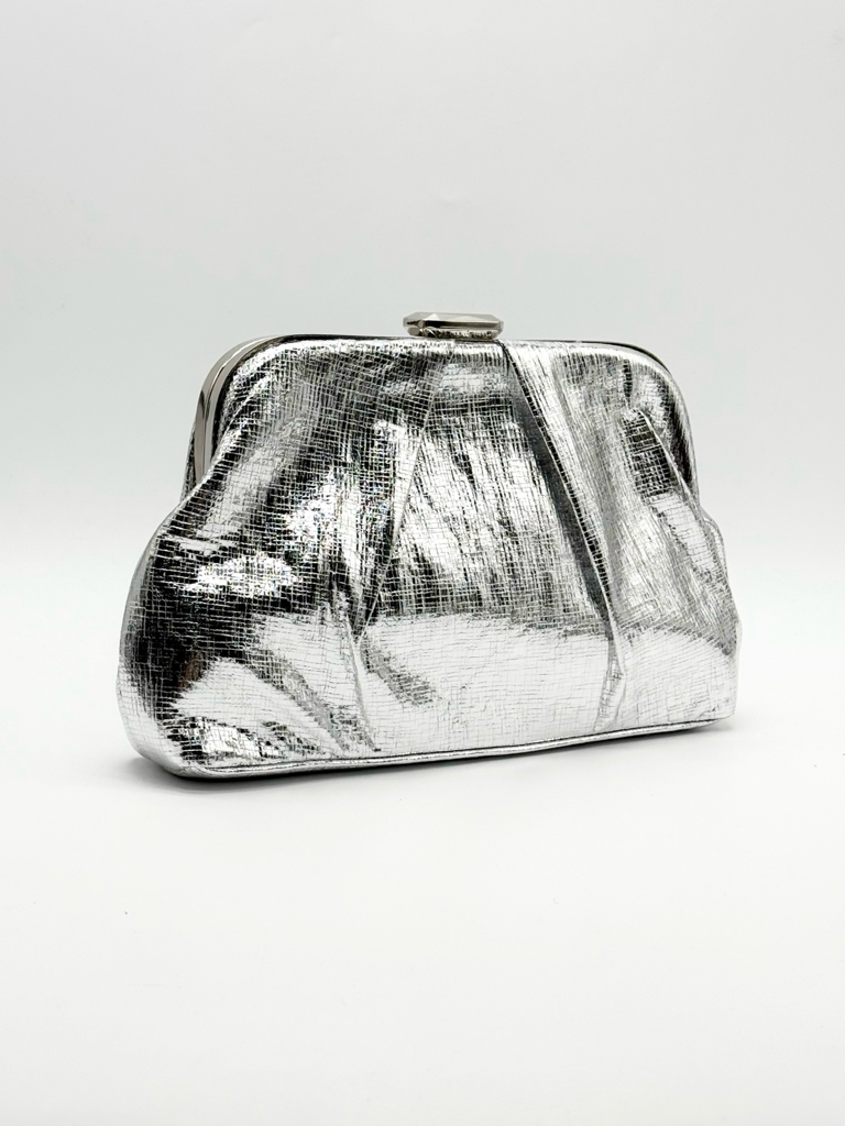Borsa laminata 0019|Colore:Argento