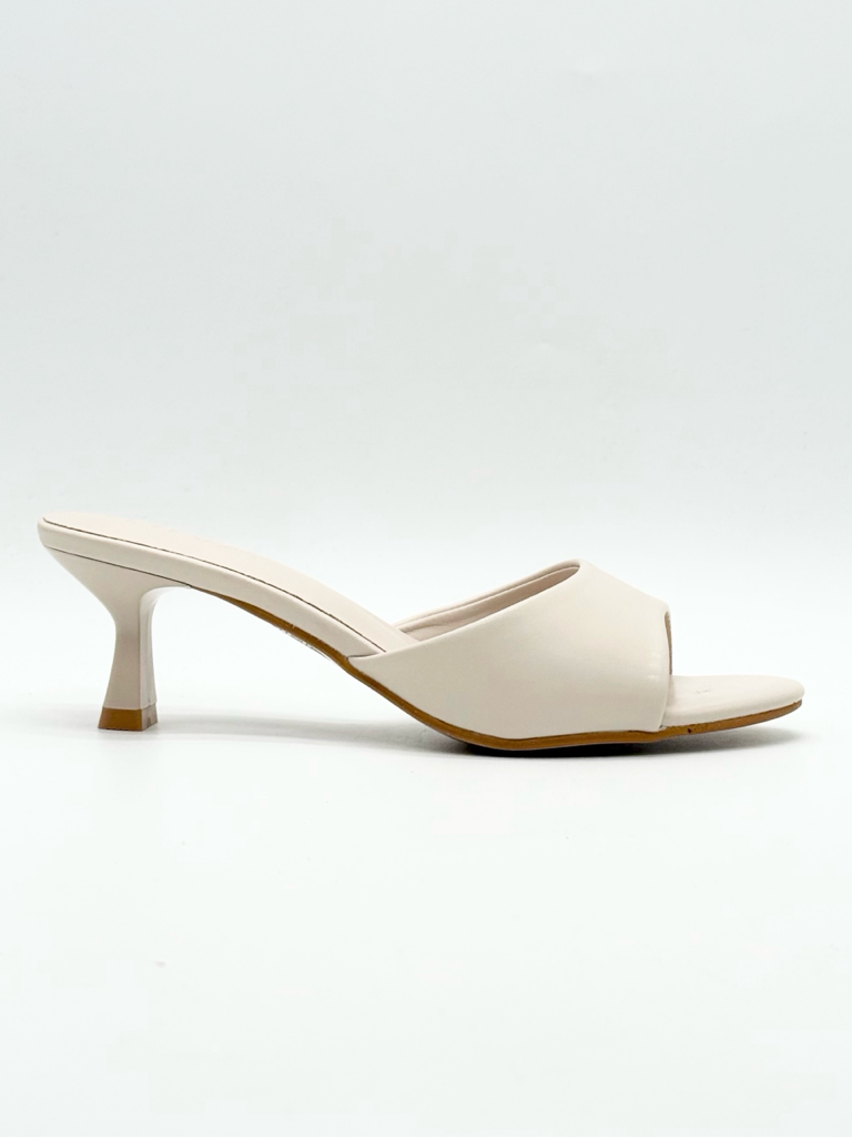 Sandali mules diva collection tampon|Colore:Avorio