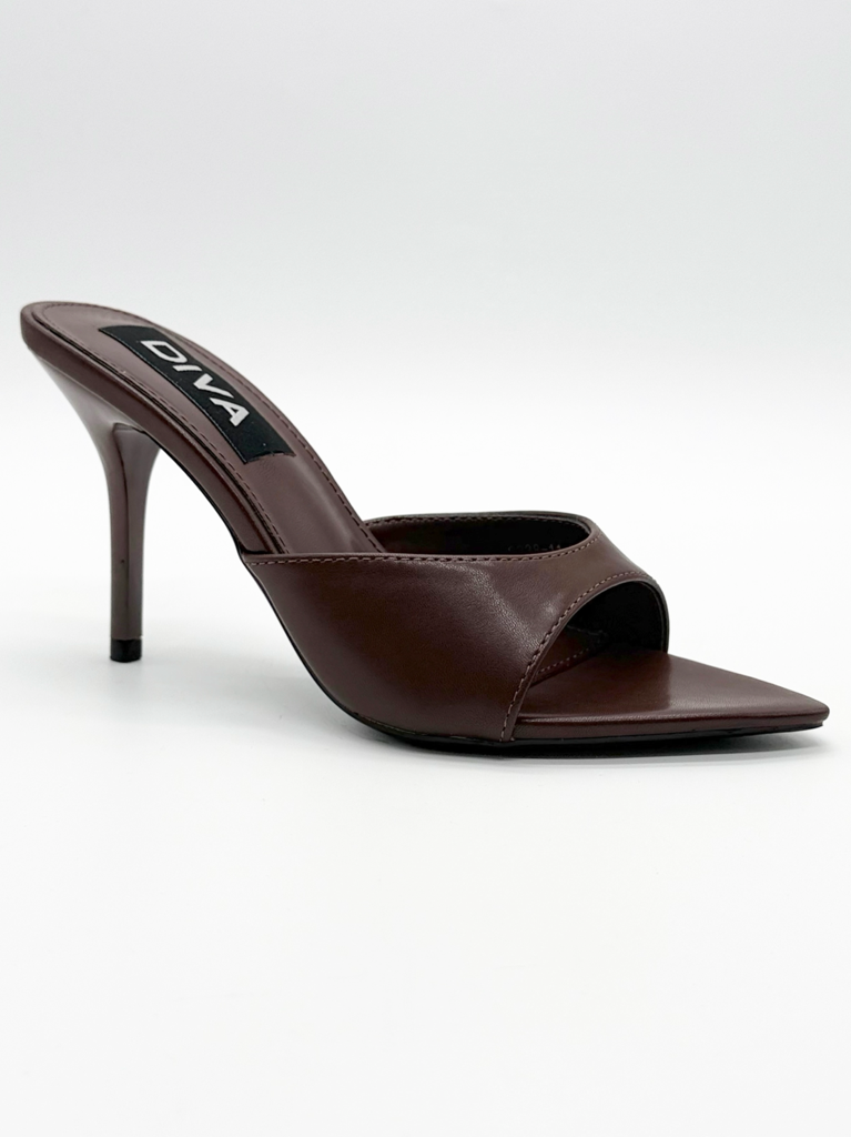 Sandali mules diva collection 8338-11|Colore:Marrone