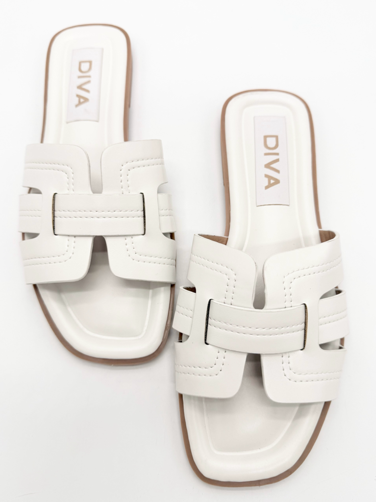 Ciabattine diva collection 6210|Colore:Bianco
