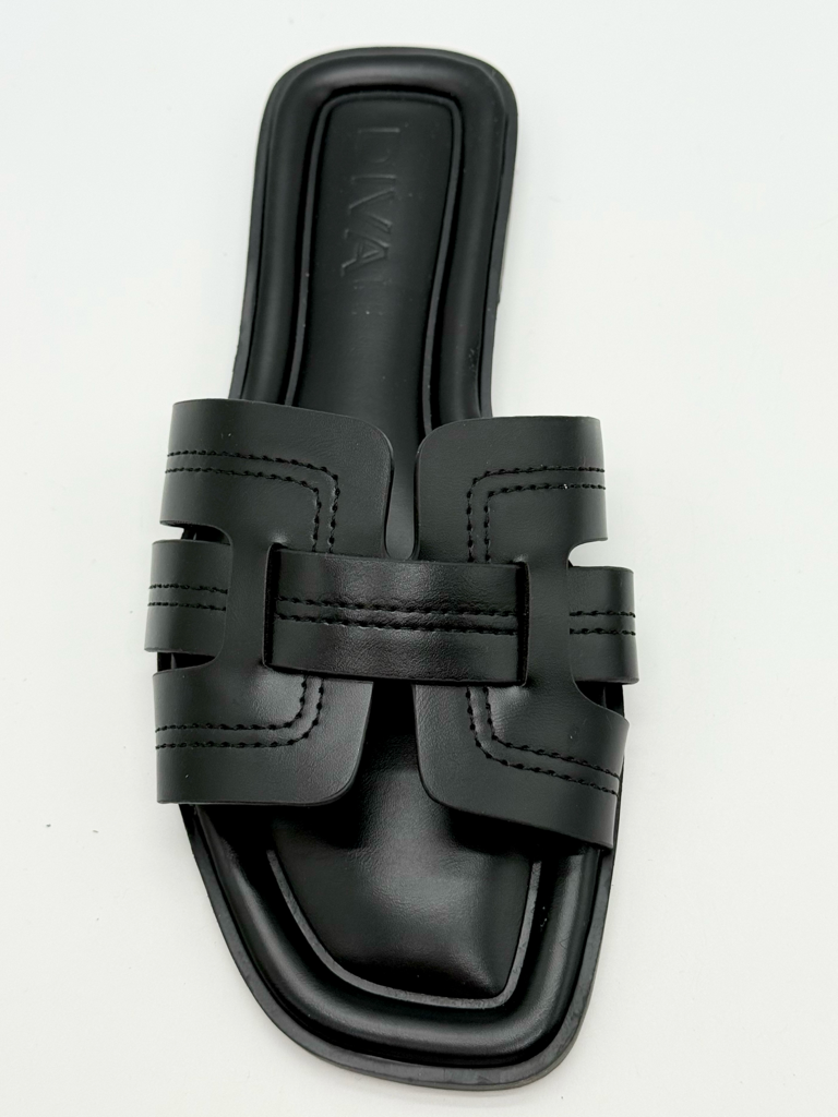 Ciabattine diva collection 6210|Colore:Nero