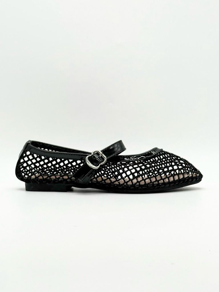 Ballerine mesh strech diva collection h1105|Colore:Nero