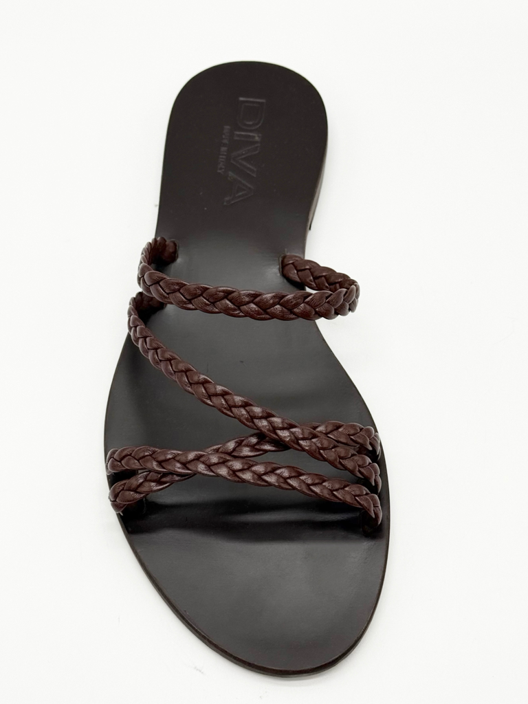 Sandali diva collection palmarola|Colore:Marrone