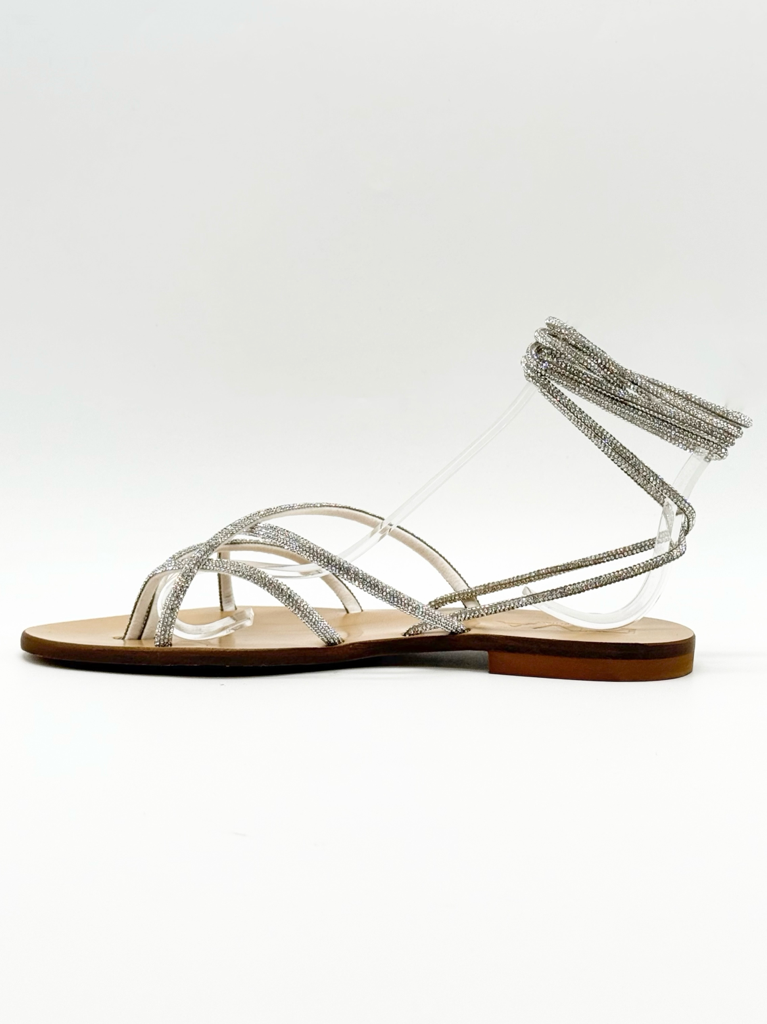 Sandali lace up diva collection lipari|Colore:Argento