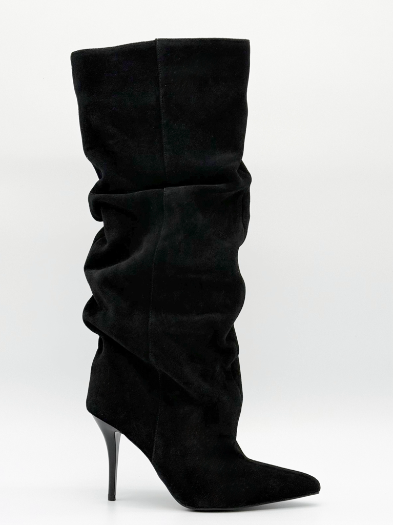 Stivali vera pelle diva collection vp1506|Colore:Nero