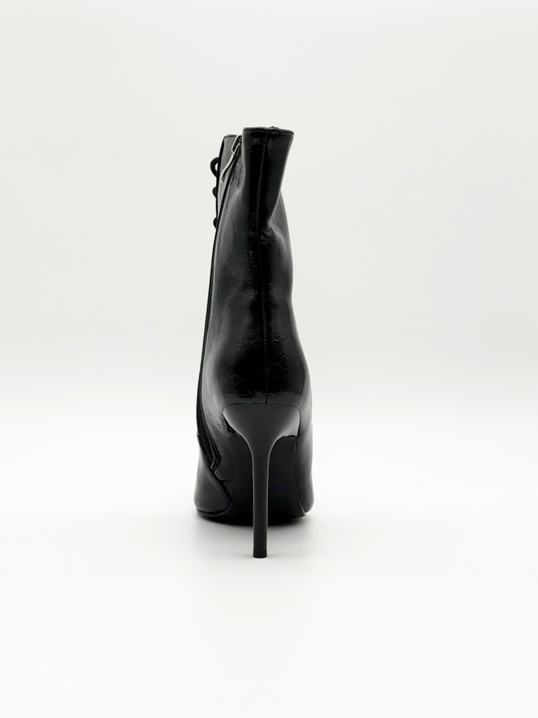 Stivaletti stringati diva collection k1301|Colore:Nero