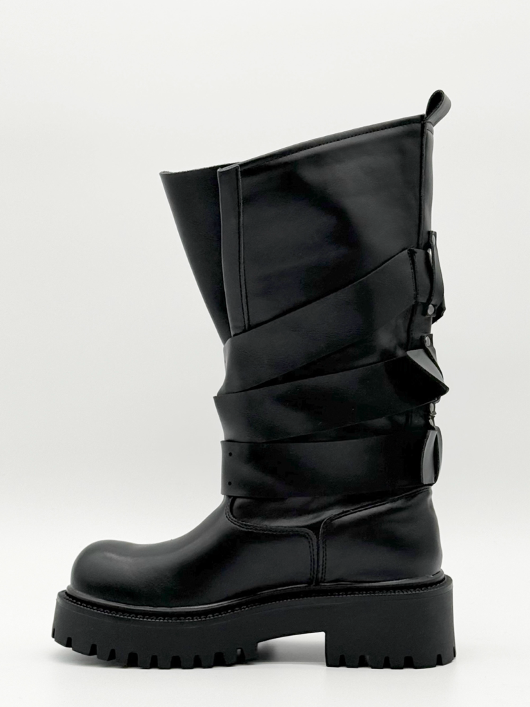 Stivali fibbie diva collection 9916|Colore:Nero