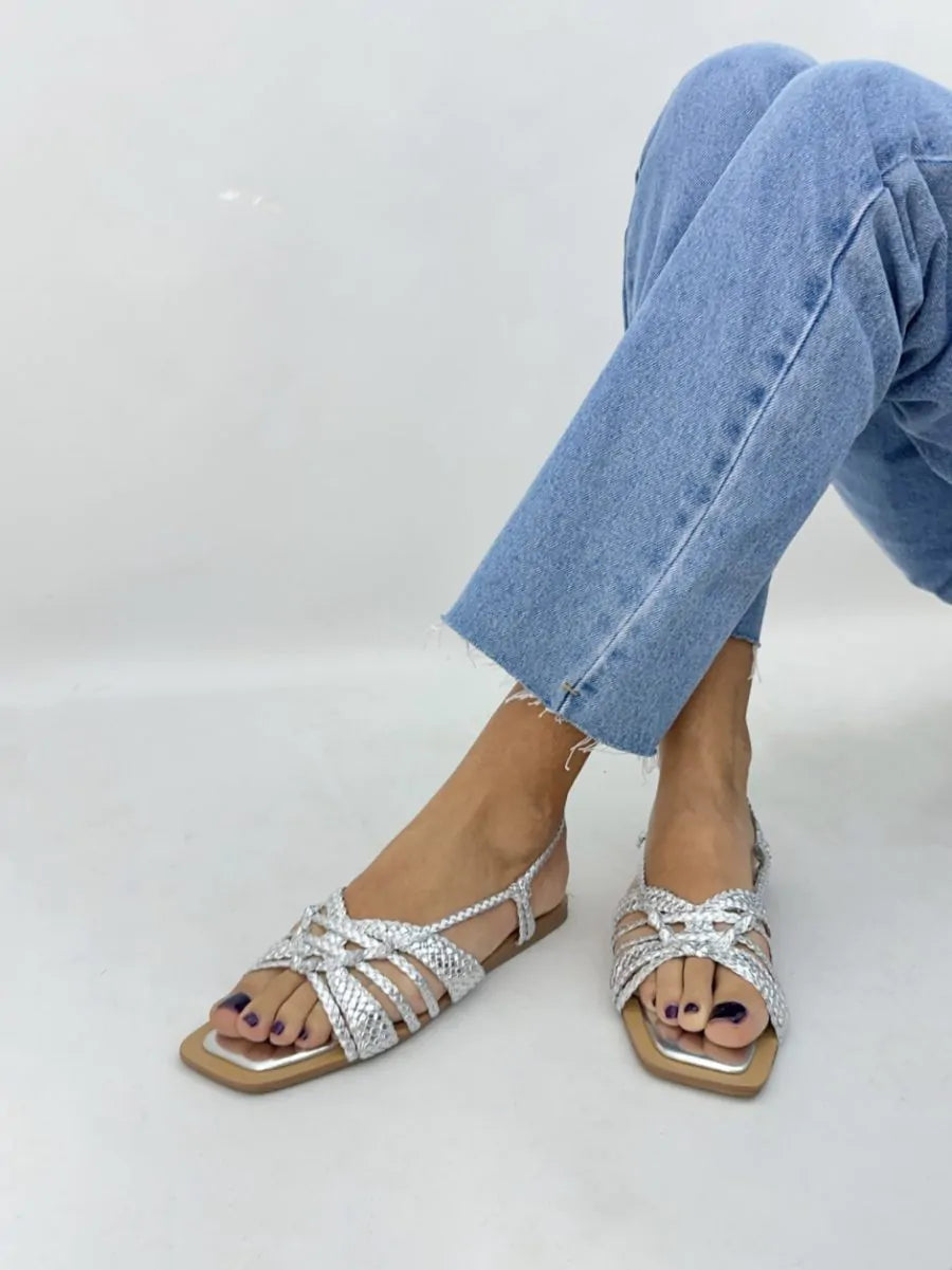 Braided sandals m4435