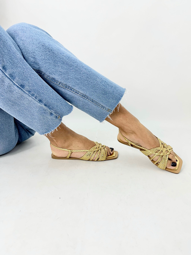 Braided sandals m4435