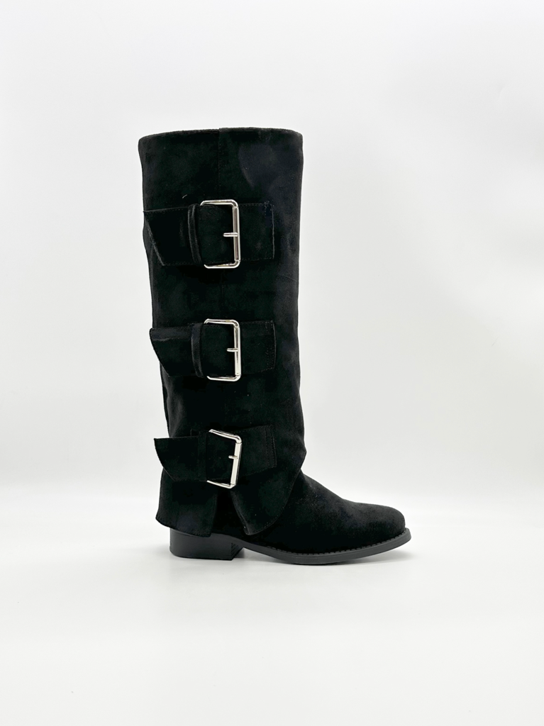 Stivali fibbie laterali ch2356