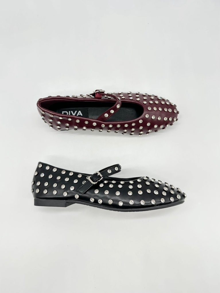 Ballerine applicazione pietre H90