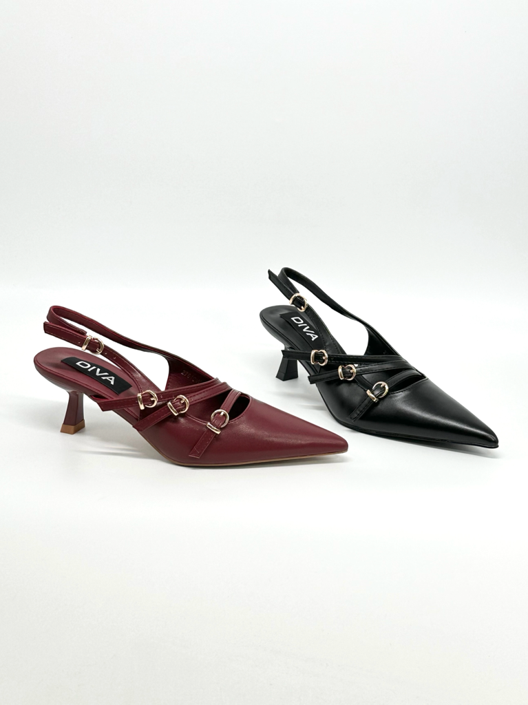 Decolletè slingback fascette 2761cw