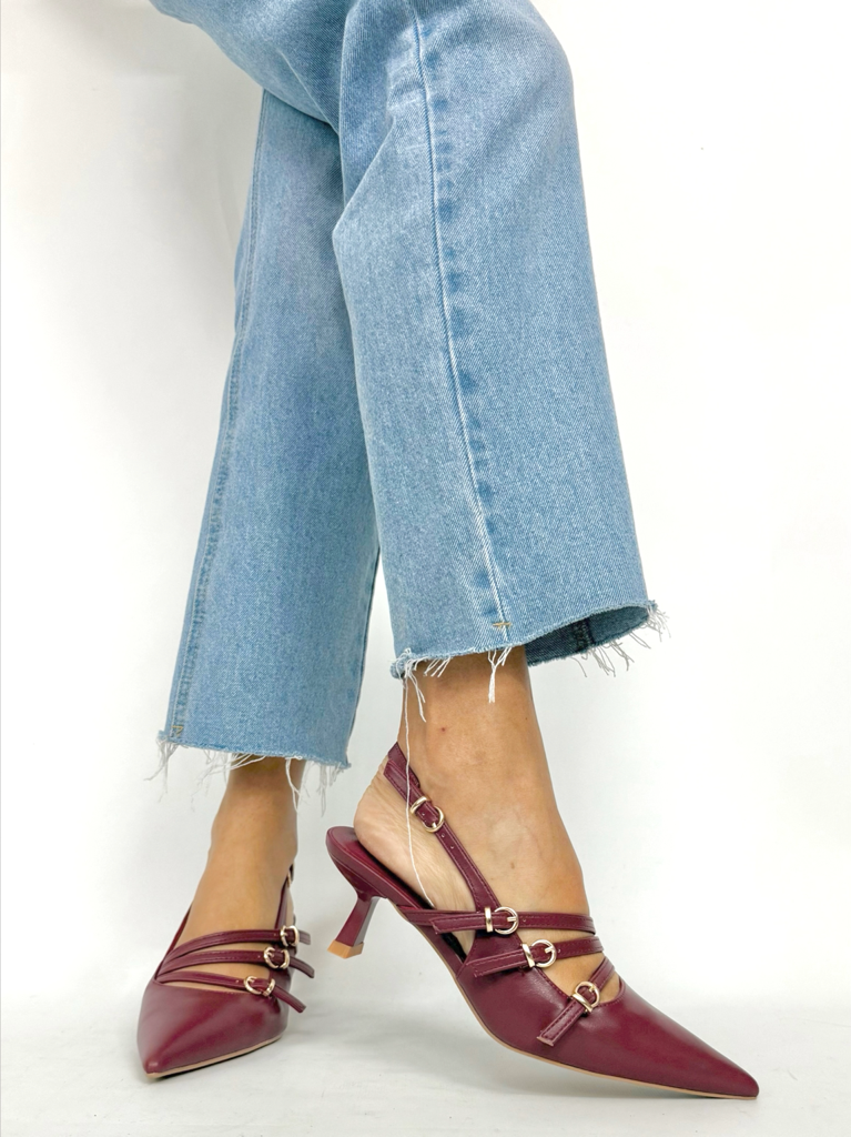 Decolletè slingback straps 2761cw