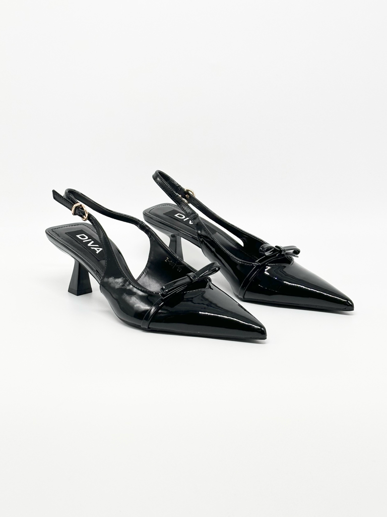 Bow décolleté z-007