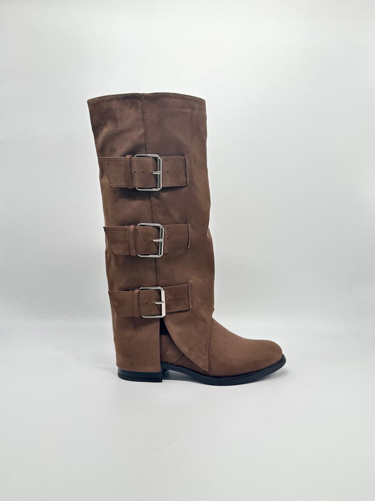 Buckle lapel boots 181-201