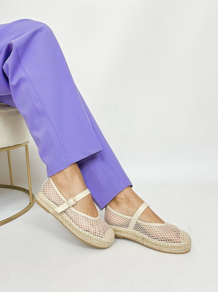 Stretch mesh espadrilles h8-931