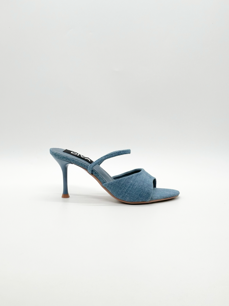 Denim mules sandals q2542