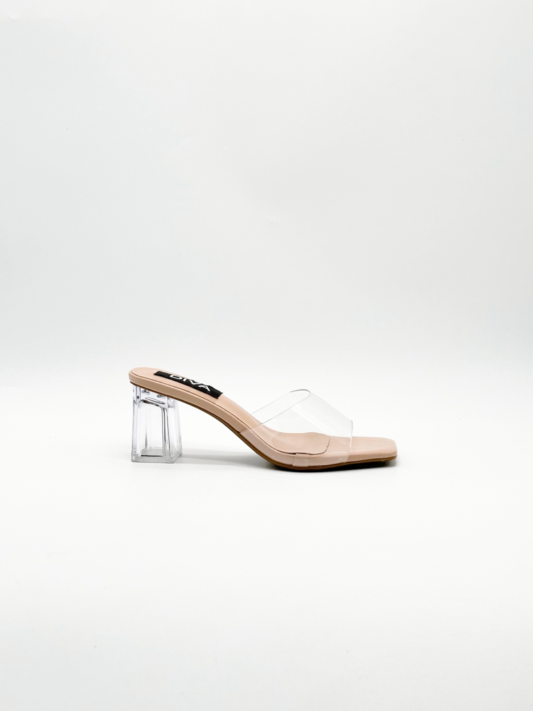 Sandali mules plexy c-739