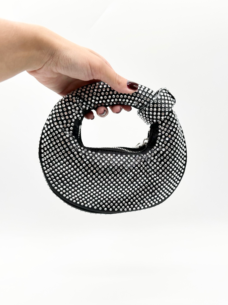 Borsa a mano strass 666