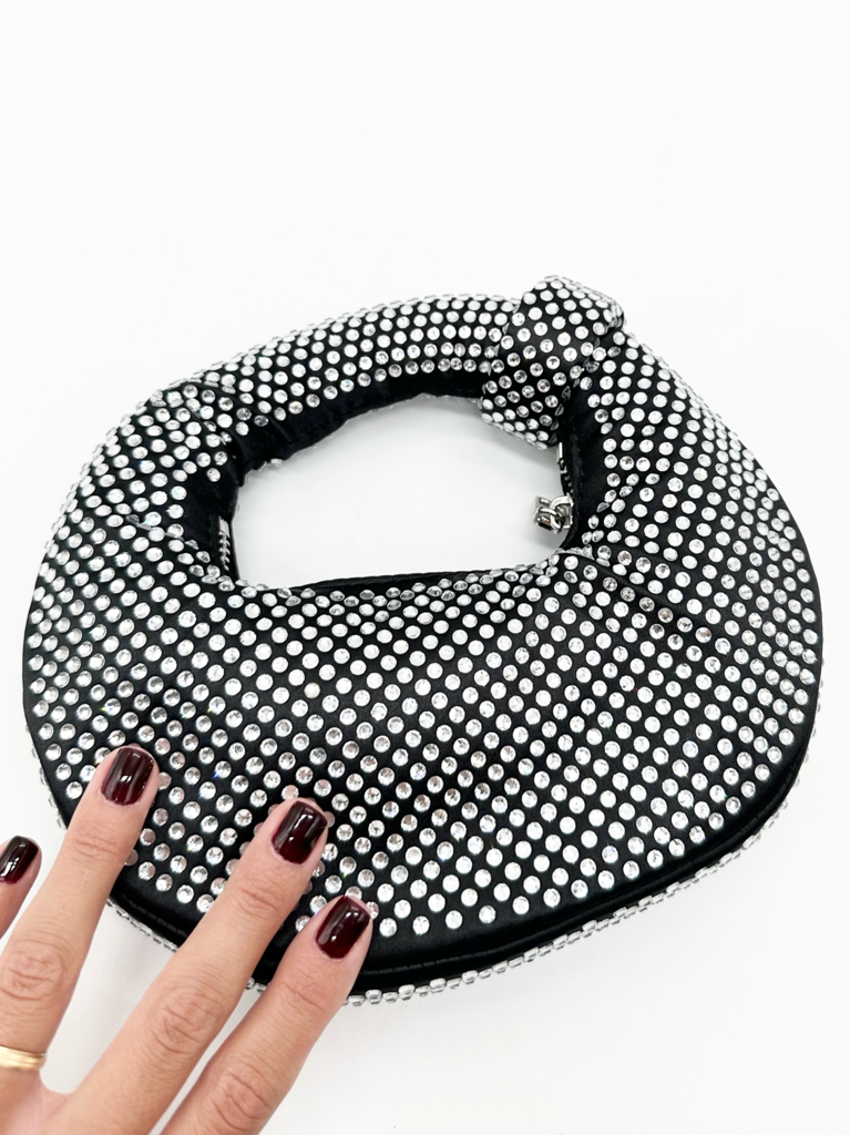 Borsa a mano strass 666