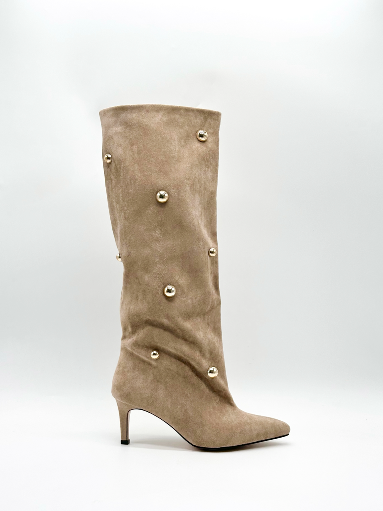 Stivali dettagli oro k3