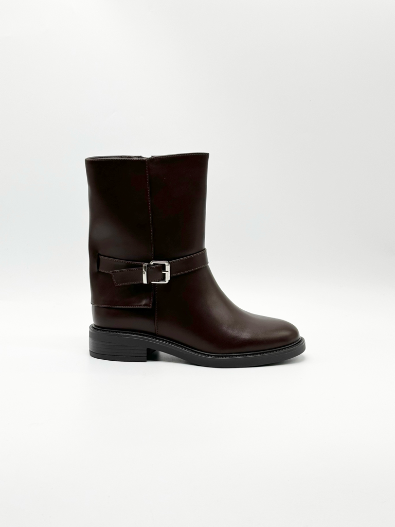 Stivaletti zeppa interna DF054