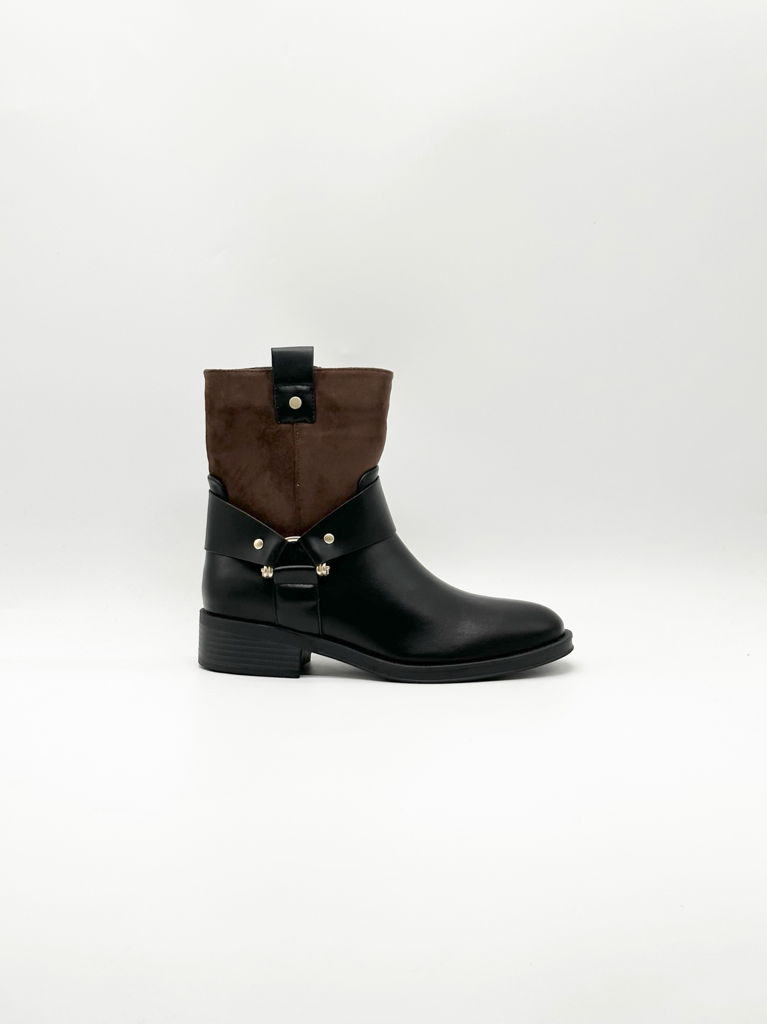 Stivaletti bicolor c-885