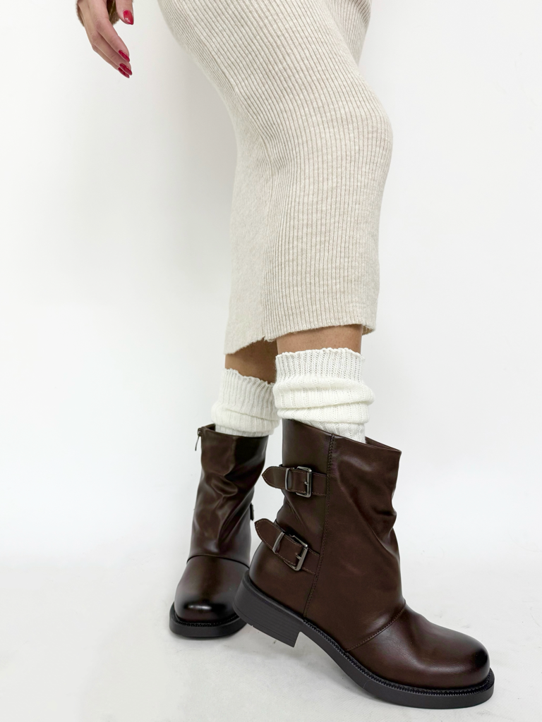 Stivaletti fibbie h2688