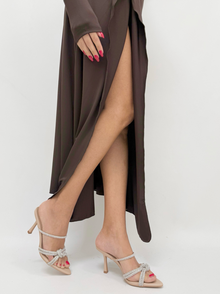 sandali mules strass BOT07