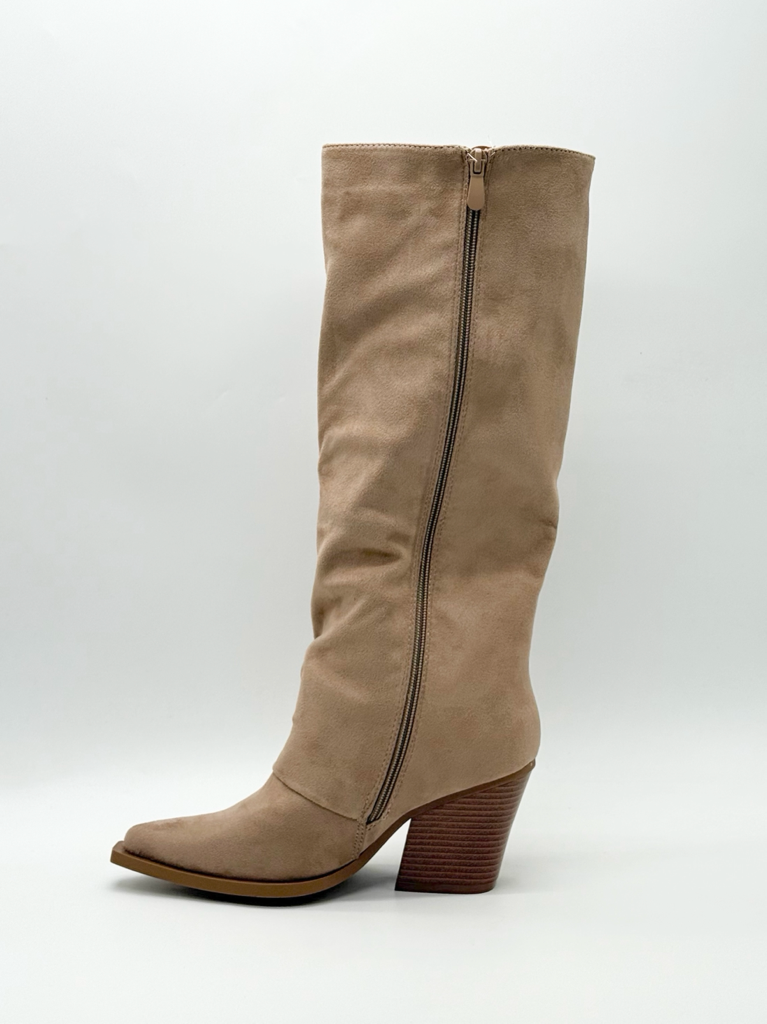 Stivali diva collection corinne |Colore:Tortora