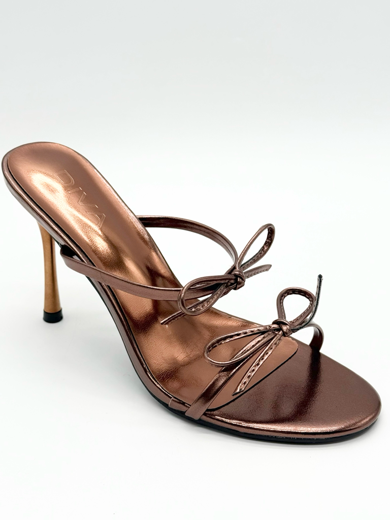 Sandali fiocco diva collection dame |Colore:Bronzo