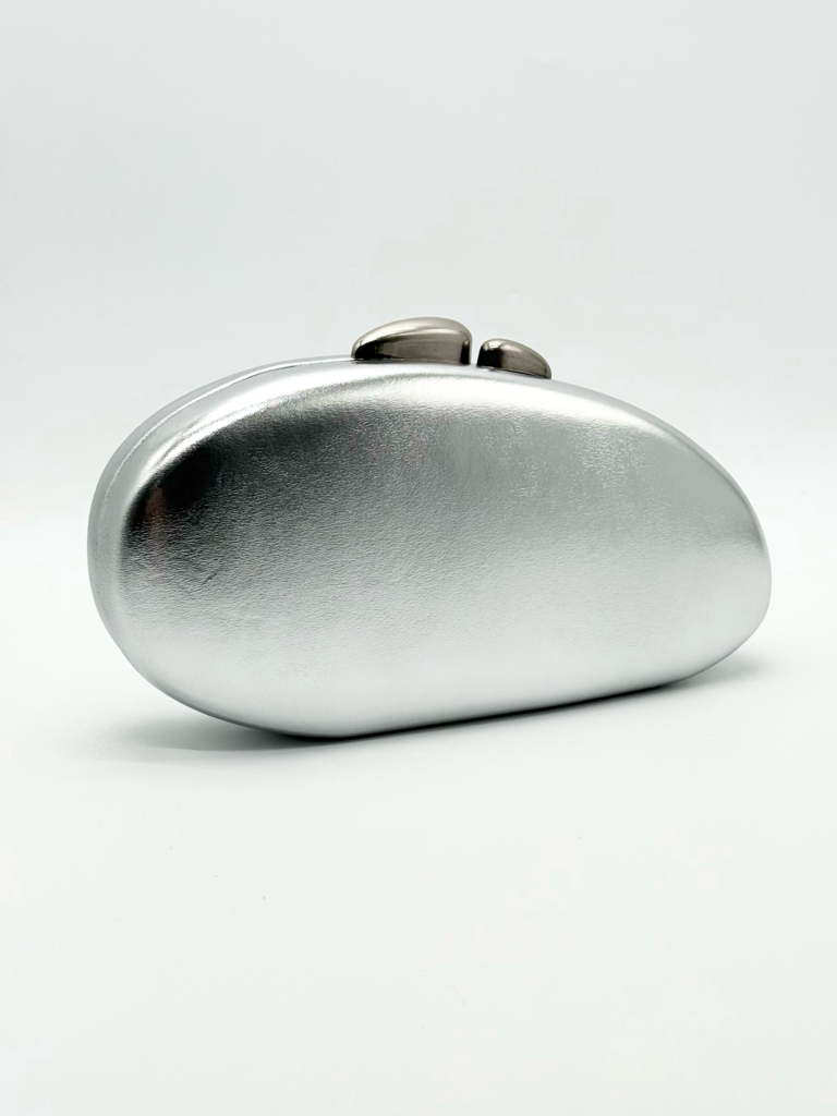 pochette rigida asimmetrica 003|Colore:Argento