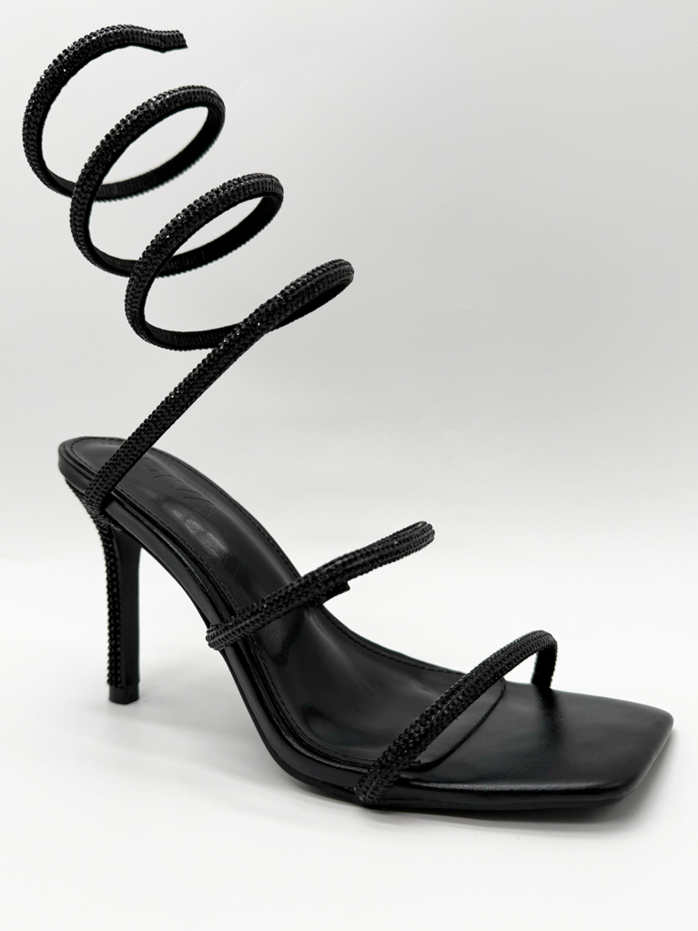 Sandali cavigliera diva collection mentone|Colore:Nero