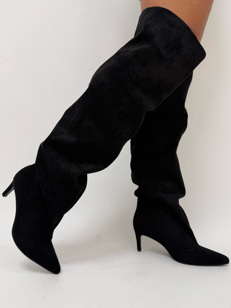Stivali gambale alto la3127|Colore:Nero