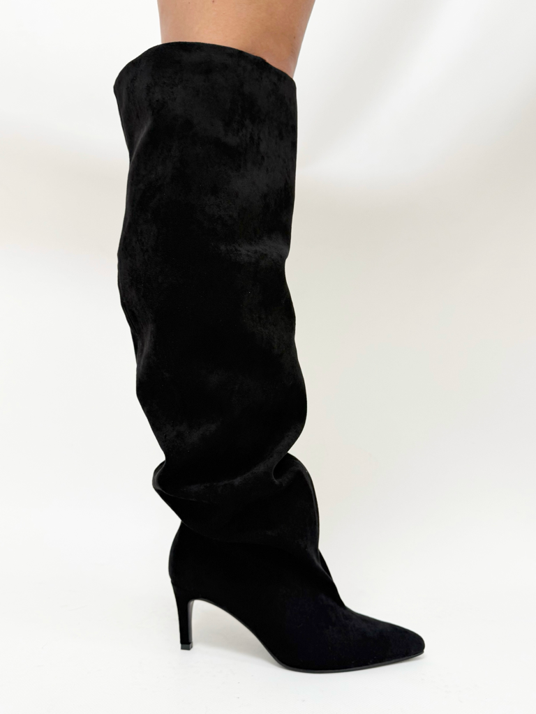 Stivali gambale alto la3127|Colore:Nero