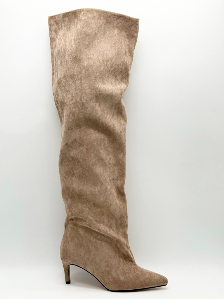 Stivali gambale alto la3127|Colore:Kakhi