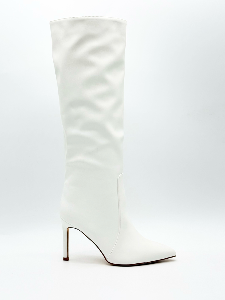 Stivali tacco X8191|Colore:Bianco