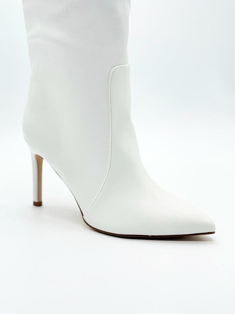 Stivali tacco X8191|Colore:Bianco