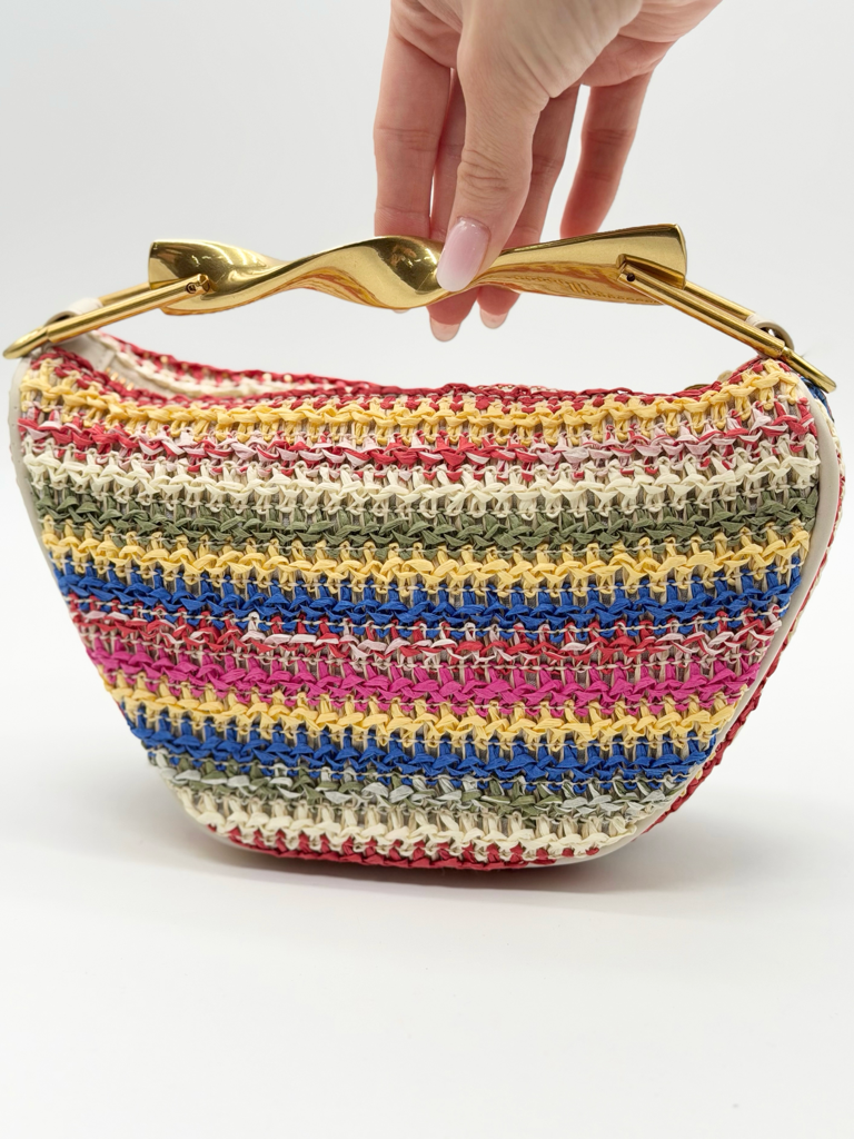 pochette paglia ra2327|Colore:Multicolore
